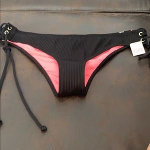 PINK swim bottoms mini cheekster NEW!!!!